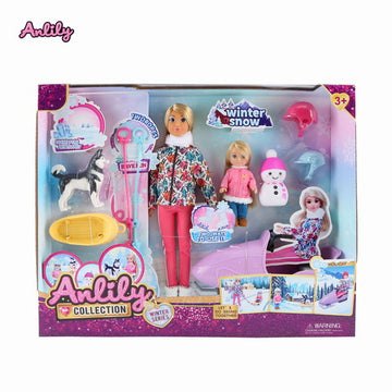 Juego de Muñeca de Moda 11.5in Cuerpo Sólido [GZT-16034A]