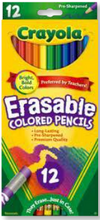 Lápices de Colores Borrables 12 Piezas [684412]