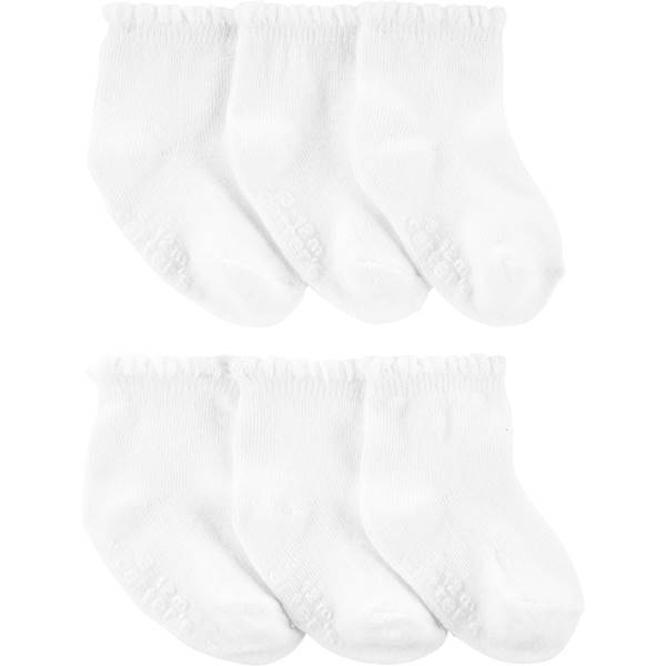 6 PK SCALLOPED CREW G WHITE SCALLOPED CR 2T