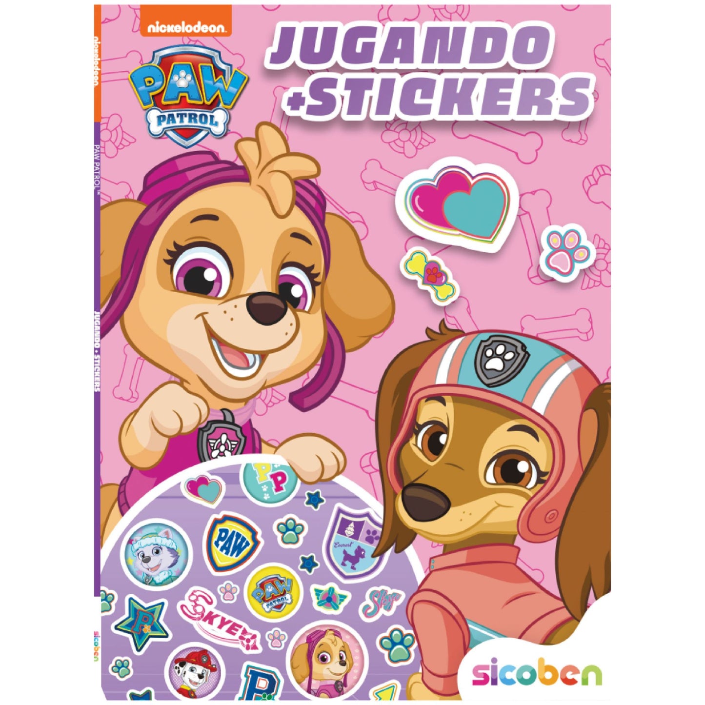 Jugando + Stickers Paw Patrol Pink [BP-N-CS-3219]