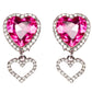 Aretes Boutique Corazón Joya Clip [90611]