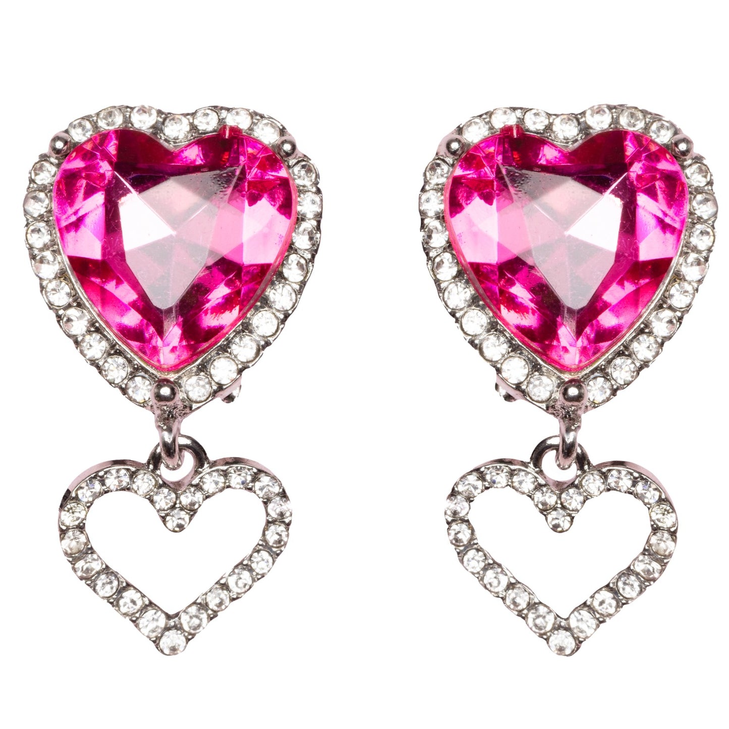 Aretes Boutique Corazón Joya Clip [90611]