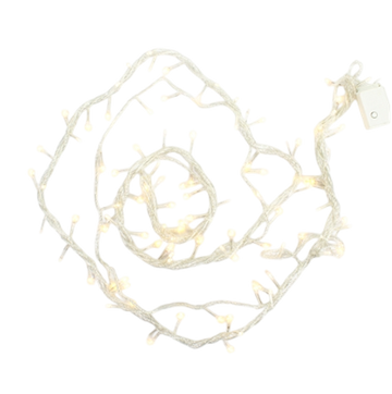 Luces led navideñas 100l blanco cálido 110v