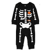 F23 I N JUMPSUIT BLACK SKELTON HALLOWEEN