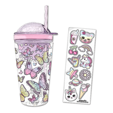 Vaso Bebida y Snack Mariposa [414TB]