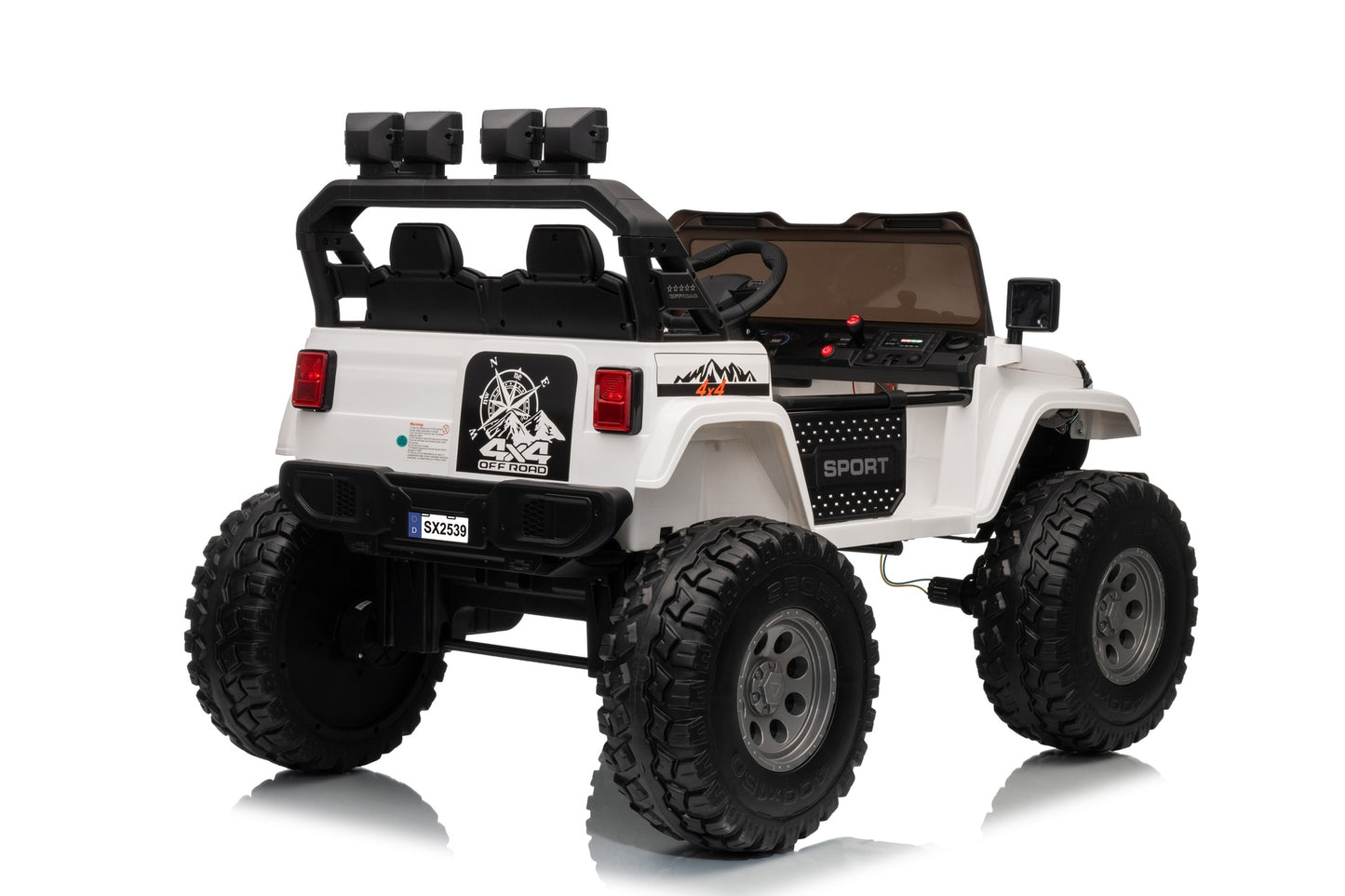 SX2539 JEEP 4X4 R/C 24V (NEGRO/BLANCO)
