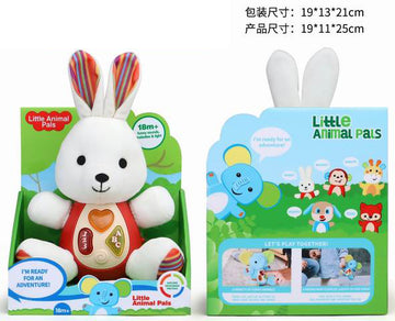 Conejo 20 cm con Luz y Música [DWM-1114A]