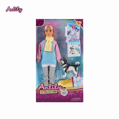 MUÑECA DE MODA DE 11.5" CUERPO SOLIDO