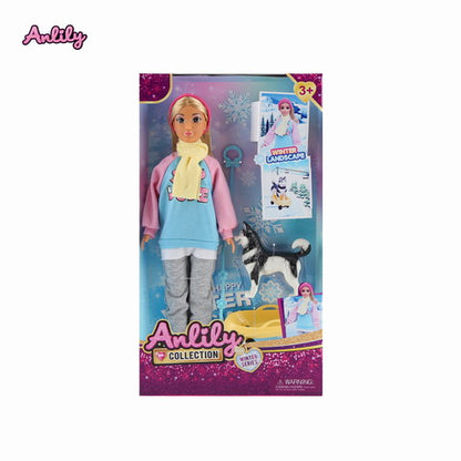 MUÑECA DE MODA DE 11.5" CUERPO SOLIDO