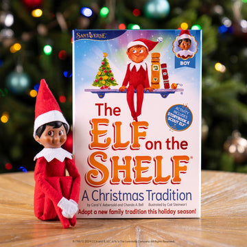 THE ELF ON THE SHELF NIÑO OJOS MARRONES C/LIBRO