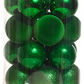 Juego 20 esferas navideñas verde 6cm