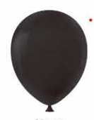 Globos Negro 12" 15 Piezas [CA-G15-BLK]