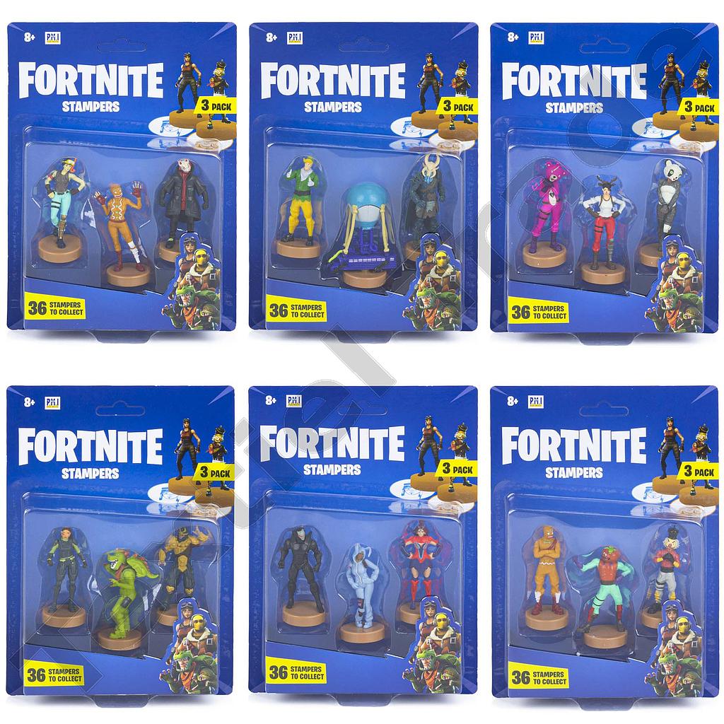 Fortnite Figura 3" con Sello 3 Piezas [FOR5020]