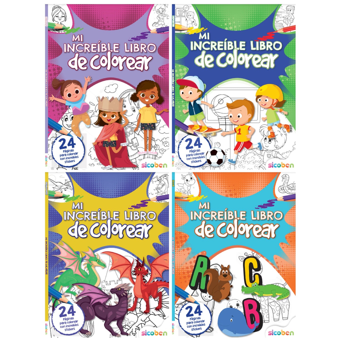 Mi Increíble Libro de Colorear Dragones [SBS-9115]