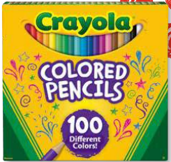 Set de Lápices de Colores Crayola para Adultos 100 Piezas [688100]