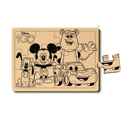 Rompecabezas Horizontal 12 Piezas Craft con Base para Niño [COD001085]