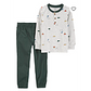 F23 T B SET GREY GREEN HENLEY SET