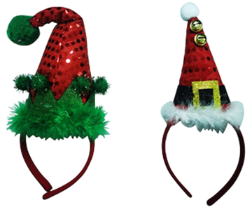 Aro navideño rojo/verde 9x28cm