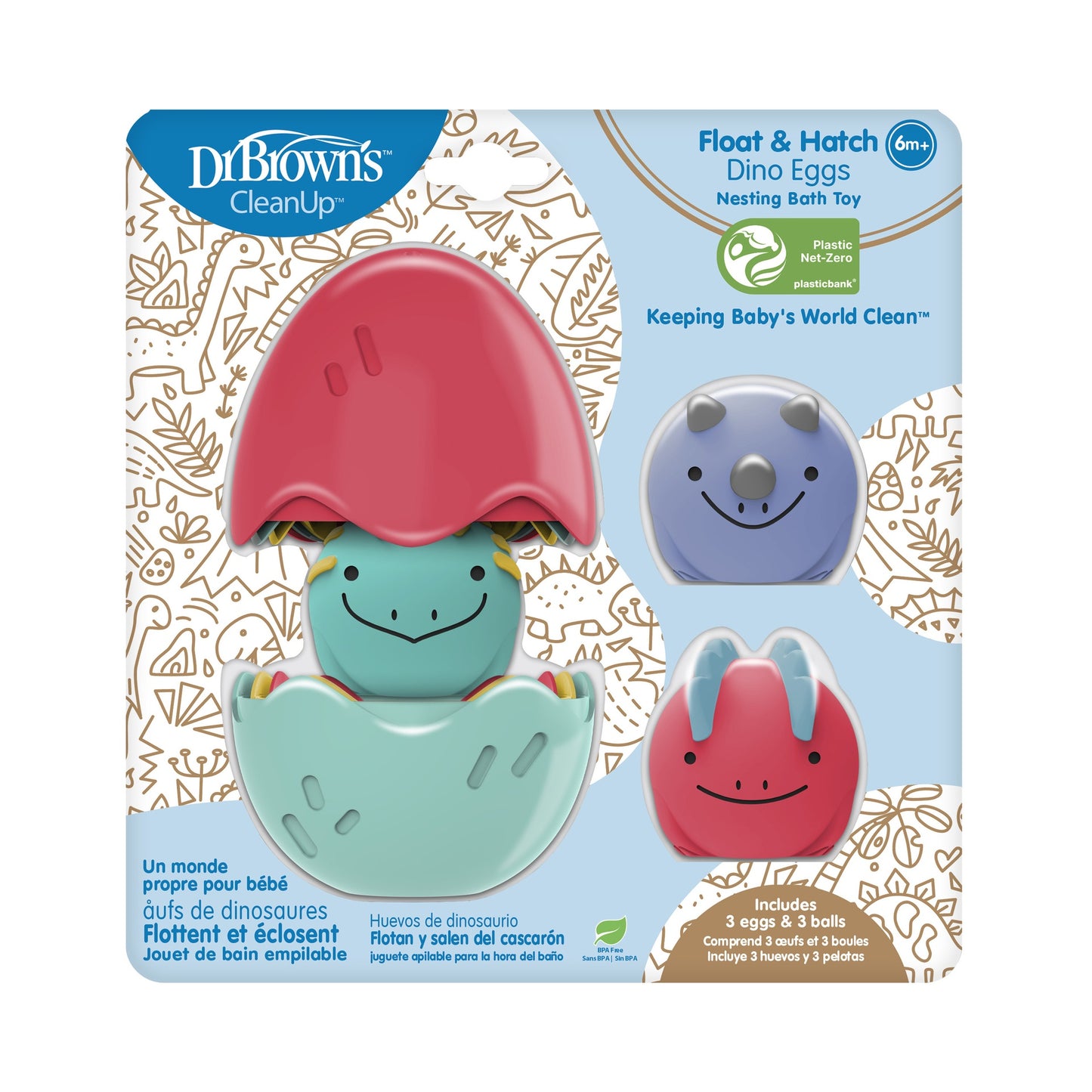 Flota y Eclosiona Huevos de Dinosaurio [BL001]