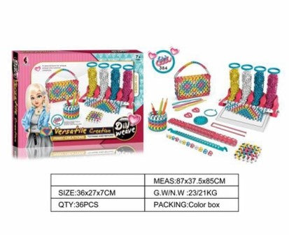 Set para Diseñar Tejido de Bricolaje [PS-33587A]