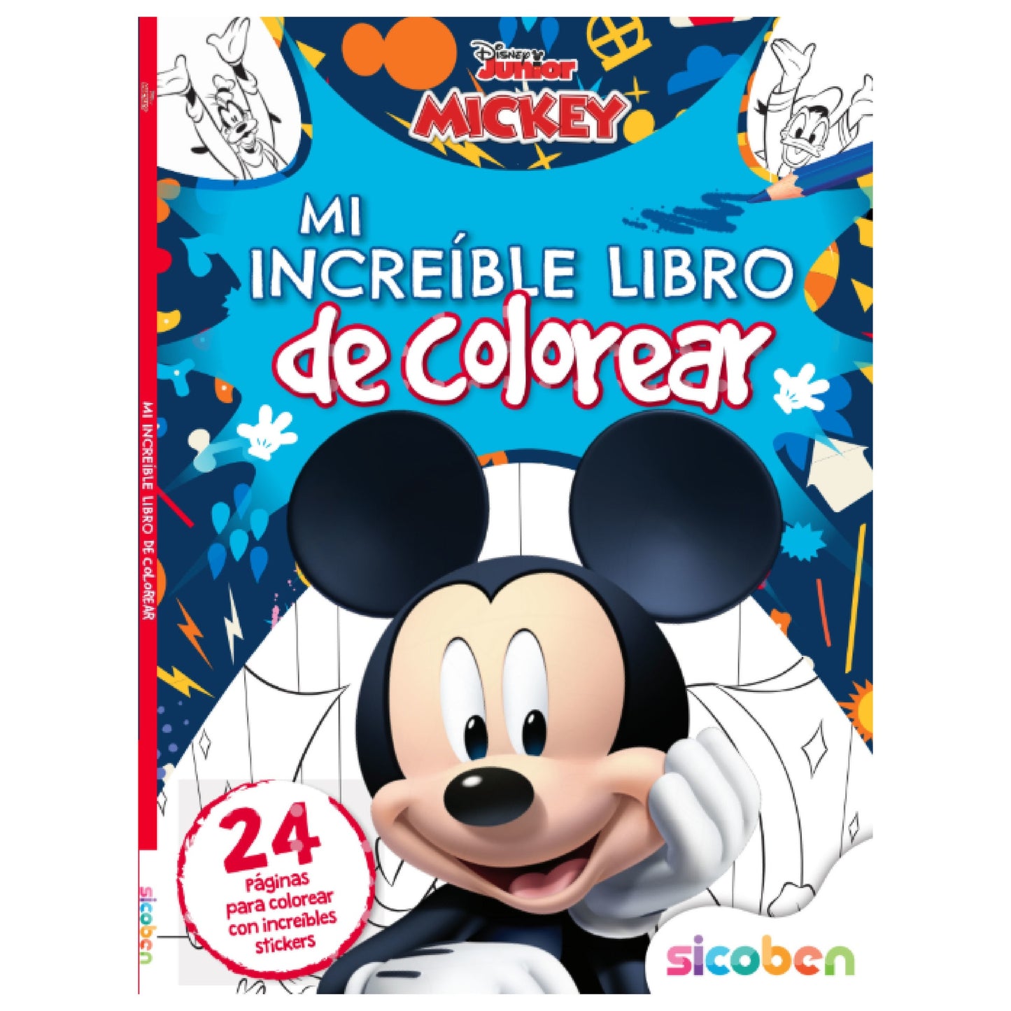 Mi Increíble Libro de Colorear Disney Mickey y Sus Amigos [BP-D-CS-9110]