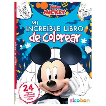 Mi Increíble Libro de Colorear Disney Mickey y Sus Amigos [BP-D-CS-9110]