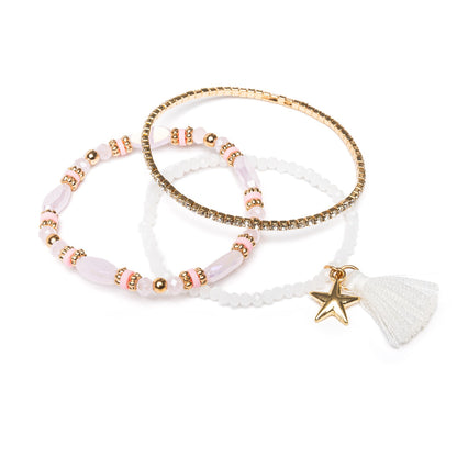 Juego de Pulseras Boutique Rising Star 3 Piezas [90017]