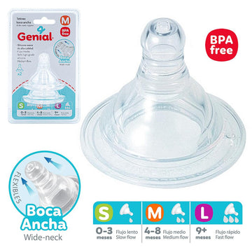 Tetinas B-Ancha 2 Piezas [GN-NP382]