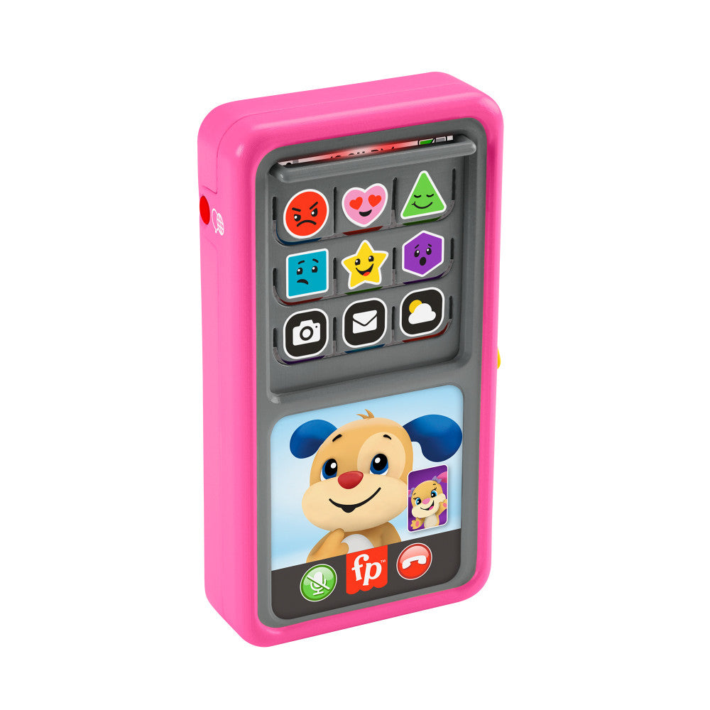 Fisher Price Smartphone Deluxe de Aprendizaje Rosa [HNM82]