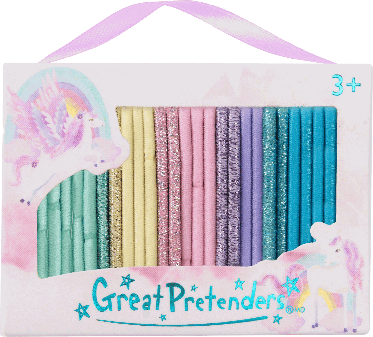 Gomas para el Cabello Sobre el Arcoíris 25 Piezas [88777]