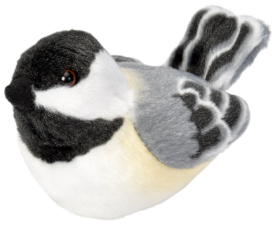 PELUCHE CARBONERO CABEZA NEGRA AUD II