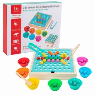 4 en 1 Juego de Memoria de Madera [MZ-1508A]