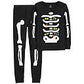 FA23 KN 2PC COTTON PJ N SKELETON PRT