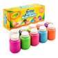 Pintura para Dedos Neón Lavable 2 oz 10 Piezas [542390]