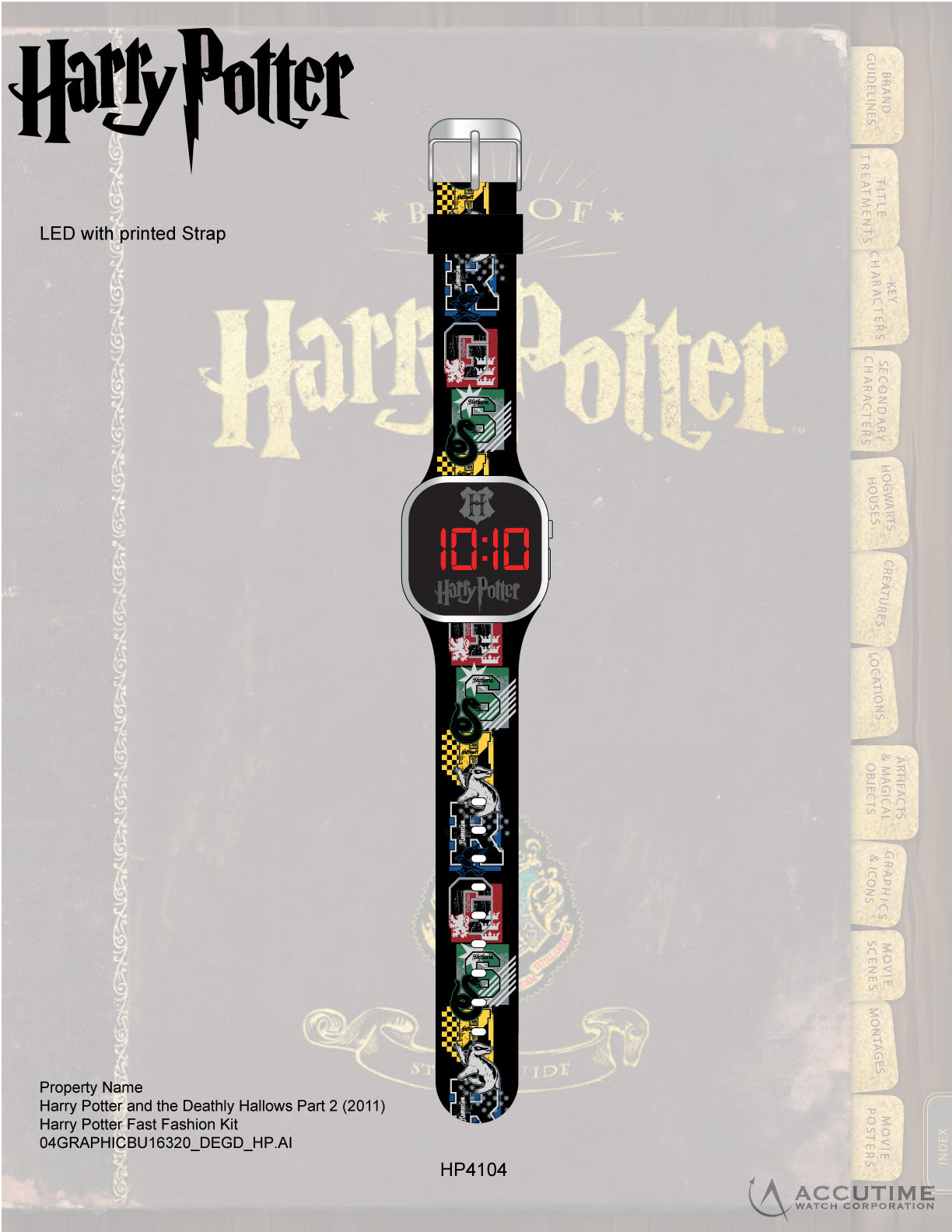Reloj Harry Potter LED [HP4104]
