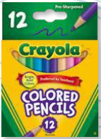 Set de 12 Lápices de Colores Crayola Tamaño Medio [684112]