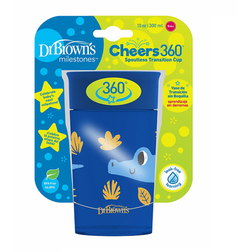 Vaso Transición Cheers 360 Cocodrilo Azul 10 oz [TC01094]