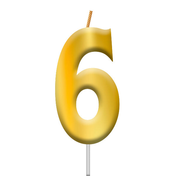 Vela Dorada Número 6 [HM-VLG-VLG6]