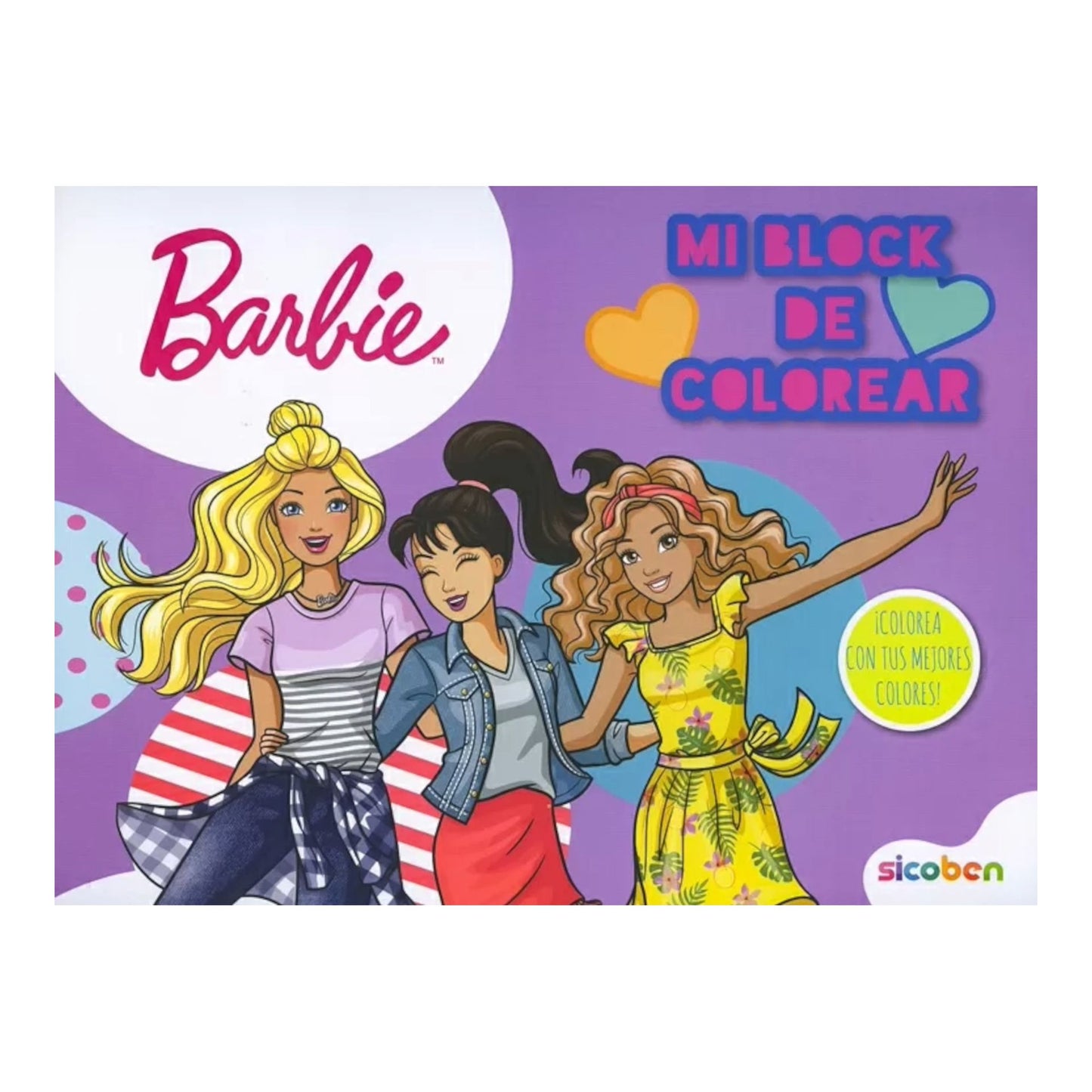 MI BLOCK DE COLOREAR BARBIE