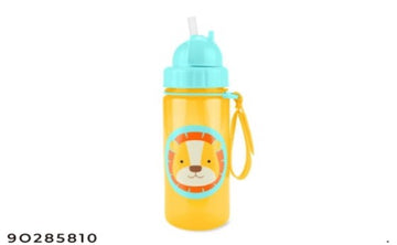 Botella con Pajilla León Zoo 13 oz [9O285810]