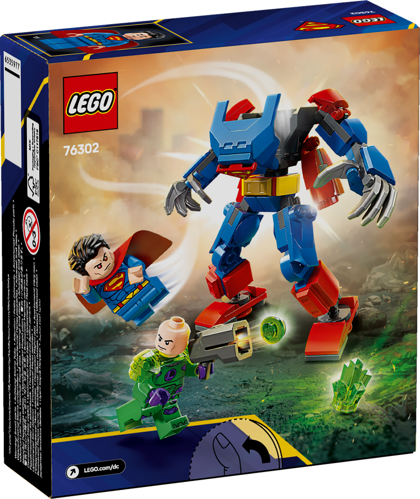 LEGO DC SUPERMAN MECH VS LEX LUTHOR