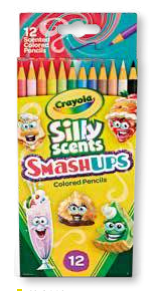 Lápices de Colores Silly Scents 12 Piezas [682118]