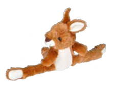 PELUCHE CANGURO ABRAZADOR