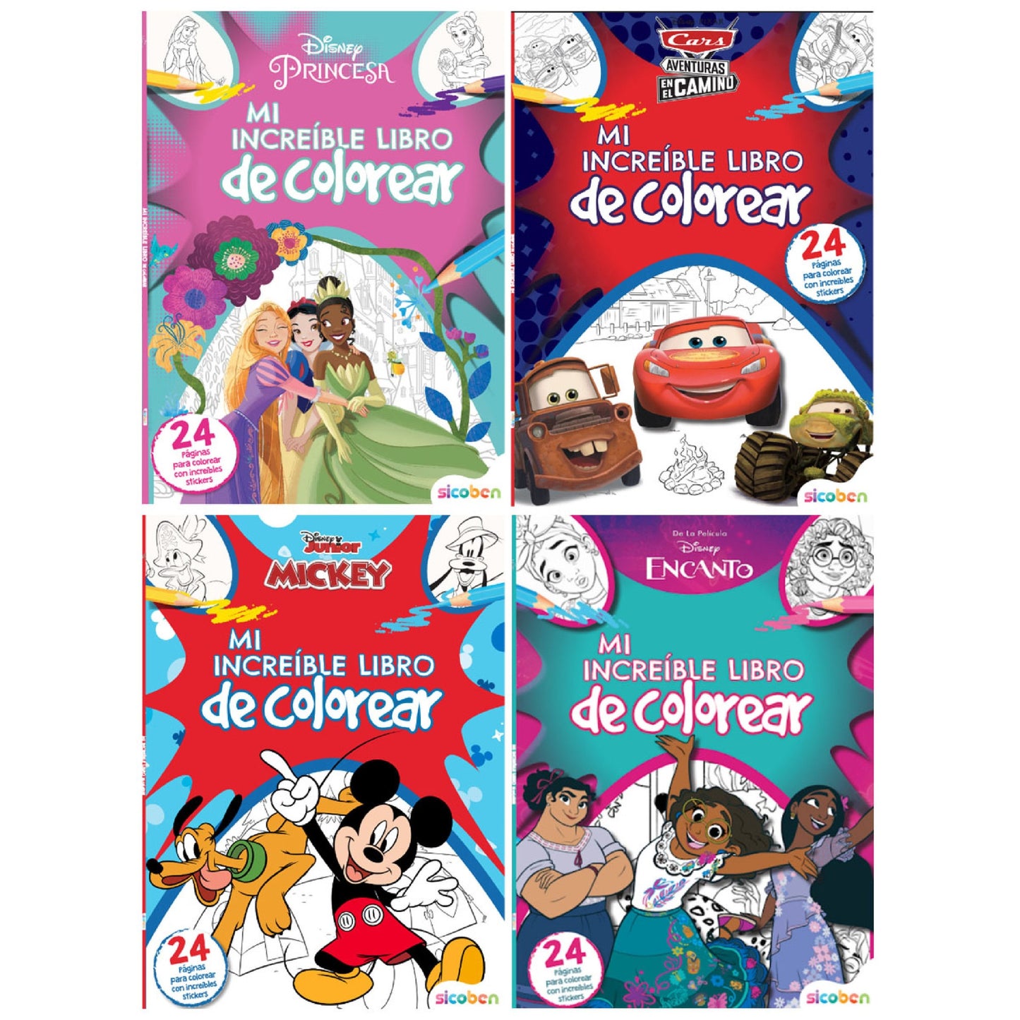 Mi Increíble Libro de Colorear Mickey [D-9110]