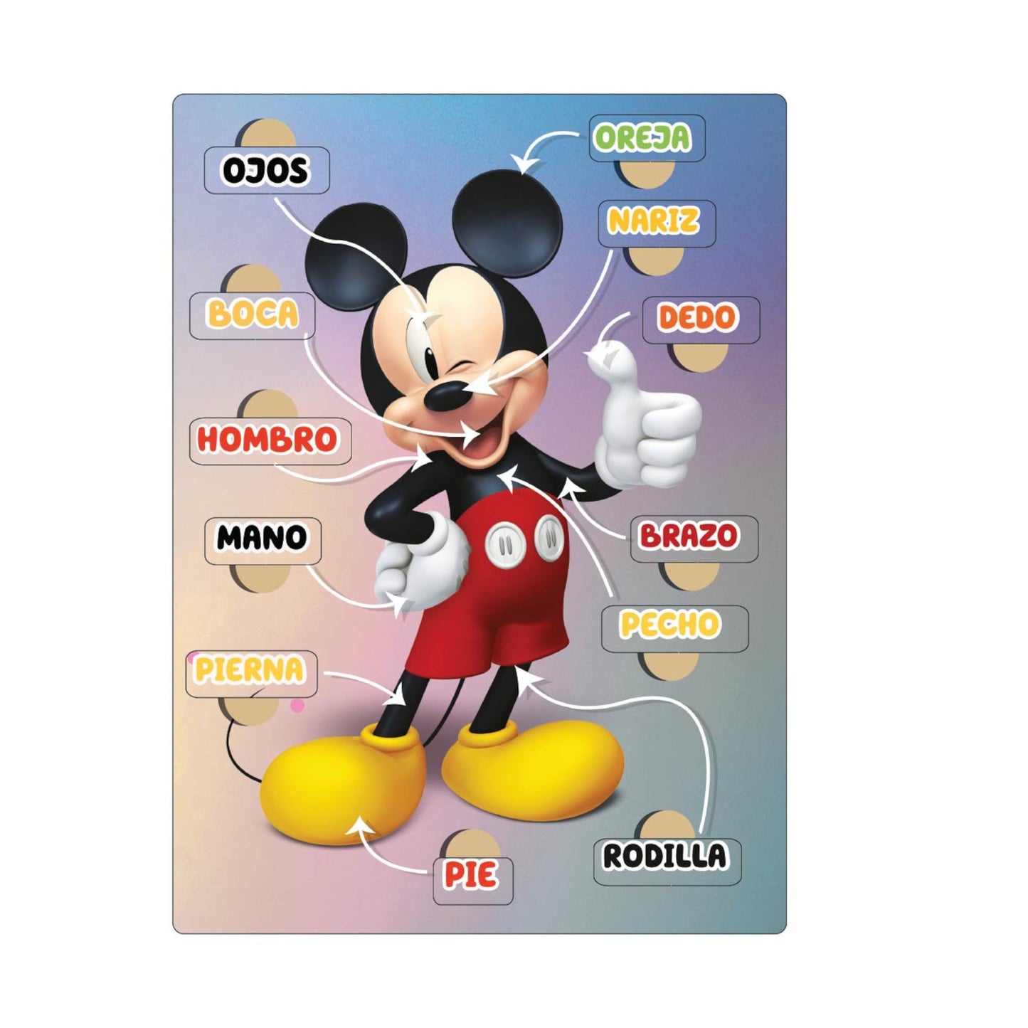 Partes del Cuerpo de Mickey [COD001081]