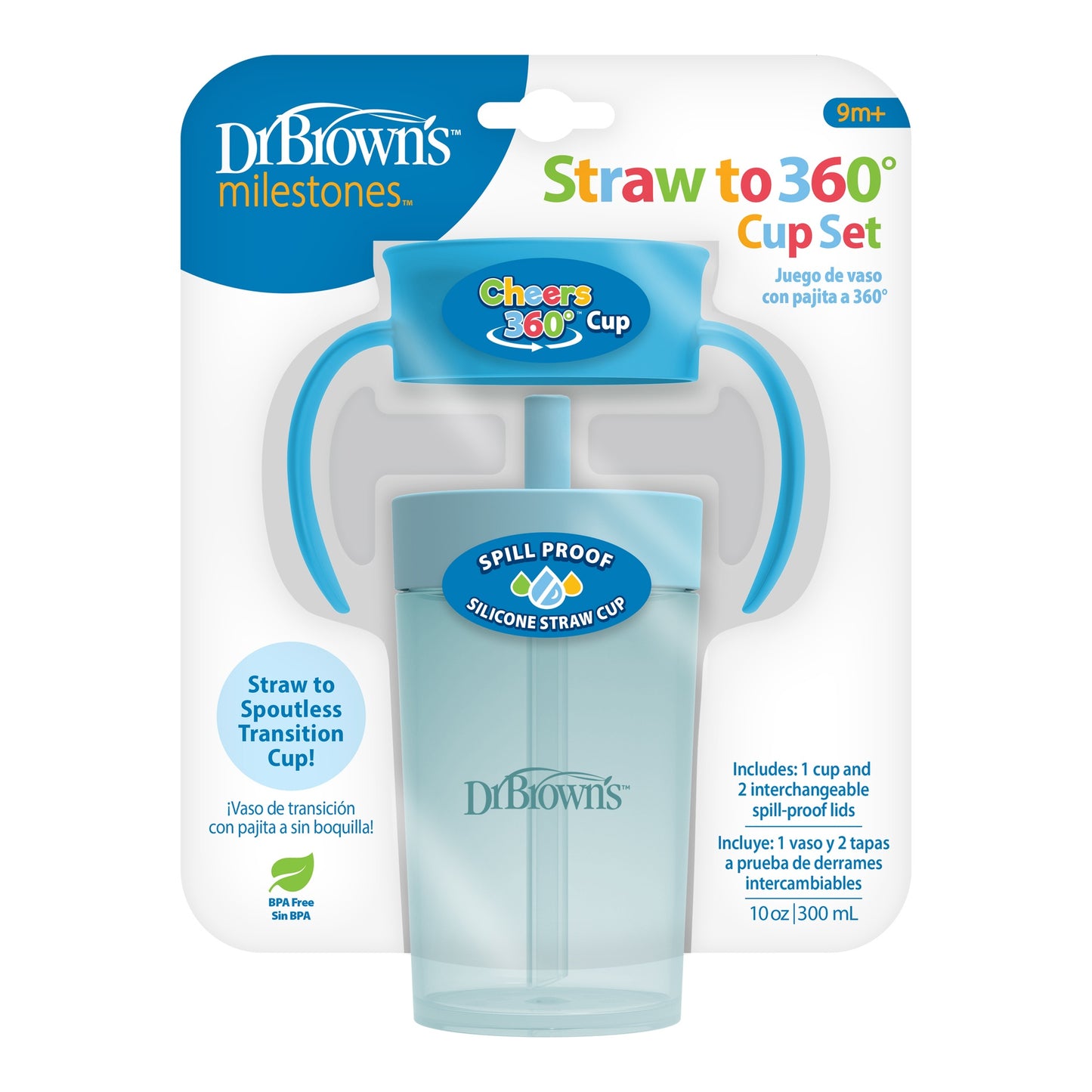 Juego de Pajita para Vaso 360 Océano Azul [TC01045-INTL]