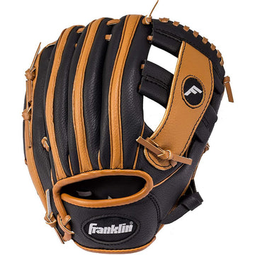 Guante con Bola 9.5" Negro/Naranja [4809TBS]