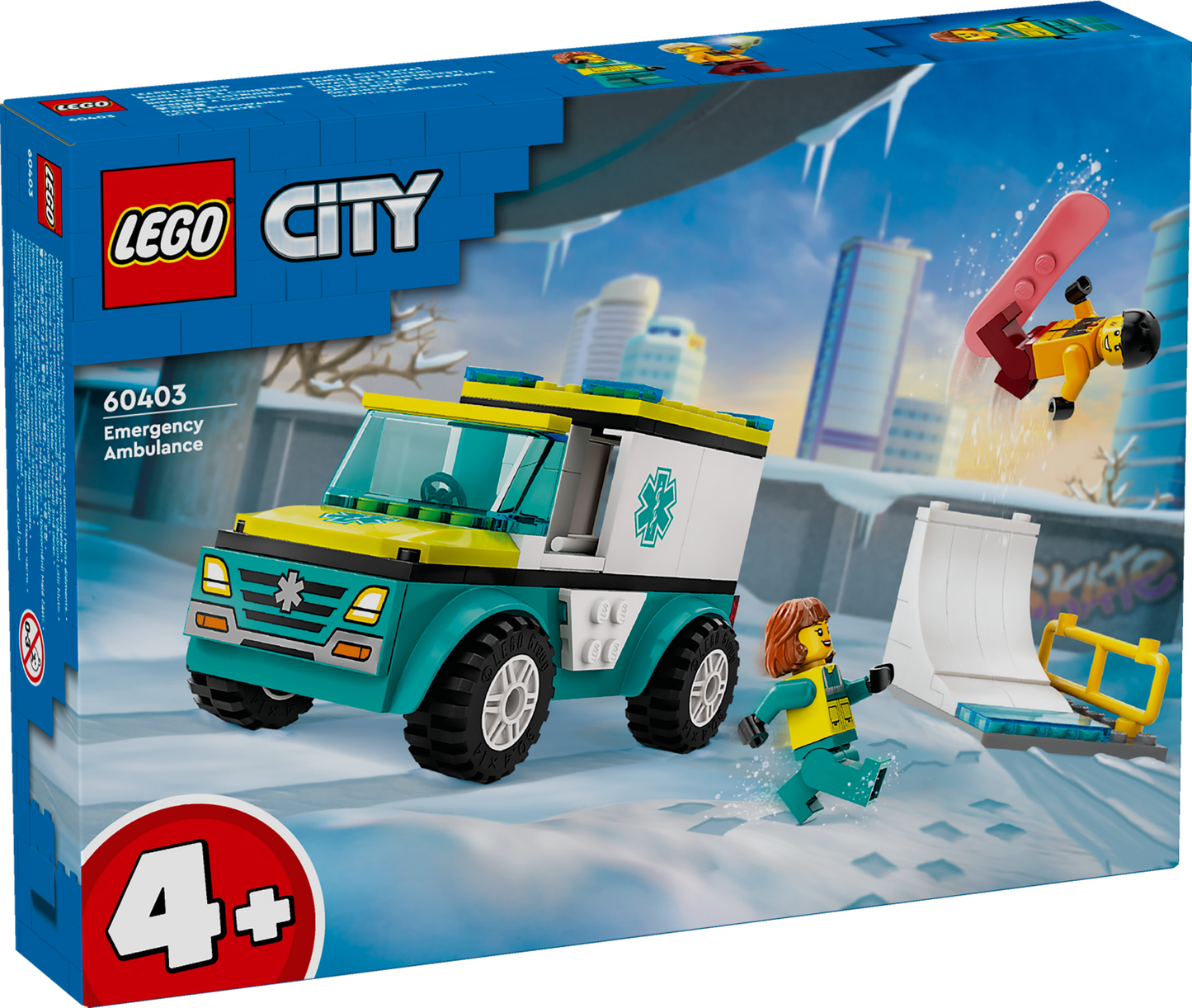 LEGO Emergency Ambulance and Snowboarder [60403]