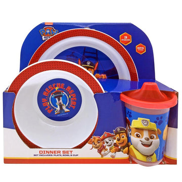 Plato Set Paw Patrol 3 Piezas [FD51137]