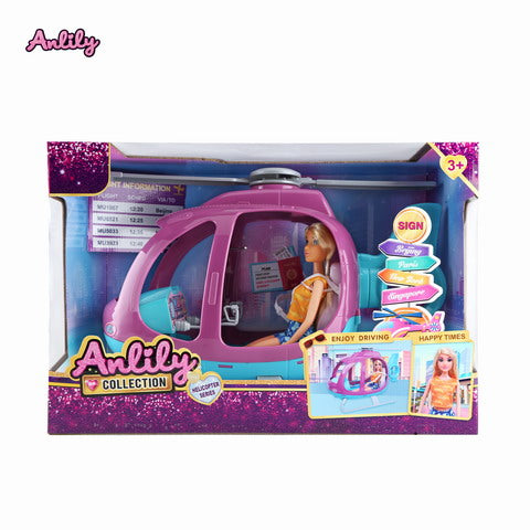 Juego de Muñeca de Moda 11.5in Cuerpo Sólido [GZT-16123A]